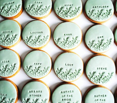 Bug Wedding, Biscuit Wedding Favours, Wedding Biscuits, Wedding Biscuit, Green Wedding Favors, Cookie Wedding, Personalised Wedding Favours, Personalised Biscuits, Cookie Wedding Favors