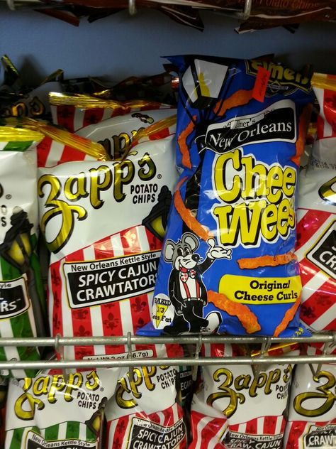 Chee-Wees & Zapp's Chips! New Potato, Frosted Flakes Cereal Box, Cereal Box, Louisiana, New Orleans, Chips, Canning