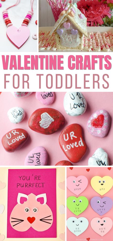 20 Valentines Crafts for Toddlers Candy Valentine Ideas, Fathers Day Crafts For Preschoolers, Valentine's Crafts For Kids, Valentine Ideas For Kids, Preschool Valentine's, Baby Art Crafts, Toddler Valentine Crafts, Preschool Valentine Crafts, Valentines Diy Kids