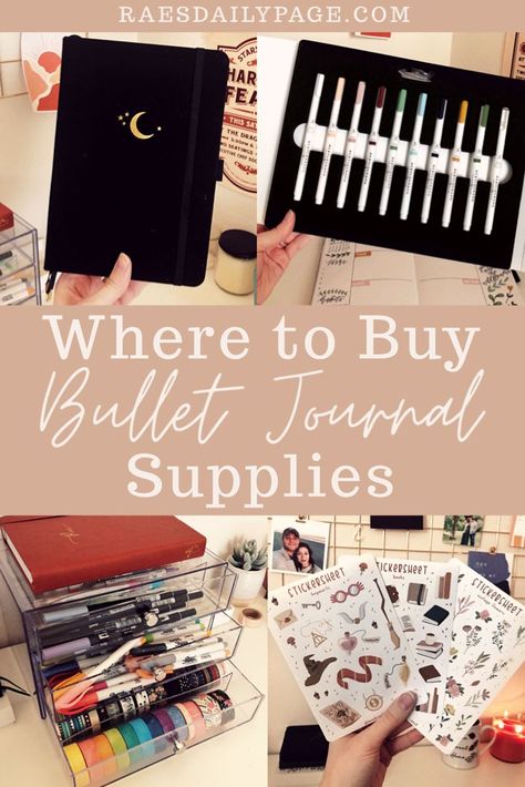 Bullet Journal Essentials, Bullet Journal Supplies, Bullet Journal Contents, Pens And Markers, Tombow Fudenosuke, Pretty Pens, Happy Planner Stickers, Daily Page, Journal Supplies