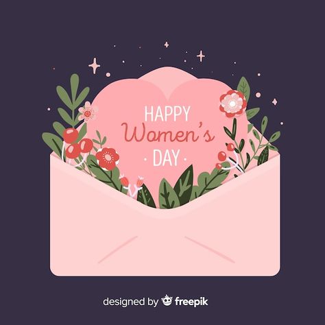 Floral women's day background | Free Vector #Freepik #freevector #background #flower #floral #heart Moodboard Portfolio, Women's Day Background, Happy Woman Day, Background Flower, People Having Fun, Day Background, Hipster Girls, Happy Friends, International Women’s Day