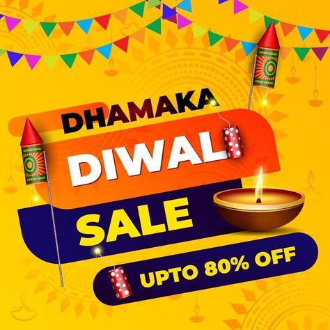 dhamaka diwali sale banner vector illustration. diwali festival sale banner background design with yellow background Banner Background Design, Office Counter Design, Offer Banner, Diwali Offer, Diwali Sale, Banner Ideas, Counter Design, Diwali Festival, Poster Background Design