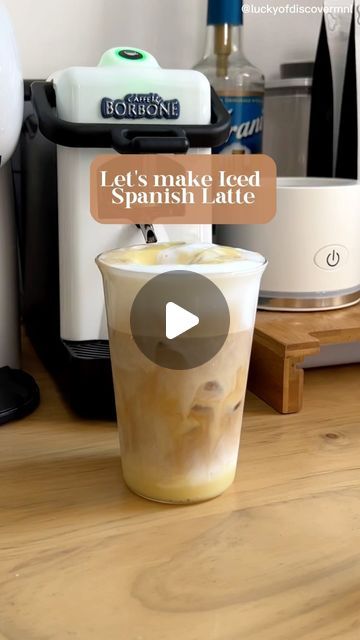 L U C K Y ✨ @discovermnl™ on Instagram: "Quick & easy iced #spanish latte recipe! #coffeecheers! 🤗🤎😍 hehe i missed making coffee with u guys~ 

as usual, links are in my bio ✨" Spanish Latte Recipe, Spanish Latte, Making Coffee, Latte Recipe, How To Make Coffee, I Missed, Quick Easy, Coffee, Instagram