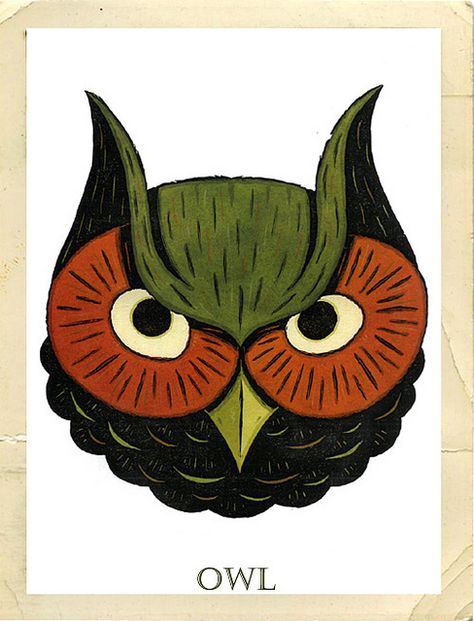 Freebie: Martha Stewart Halloween Owl and Cat Masks by MyOwlBarn, via Flickr Owl And Cat, Martha Stewart Halloween, Cat Masks, Vintage Halloween Art, Owl Mask, Vintage Halloween Images, Halloween Illustrations, Halloween Owl, Cat Mask