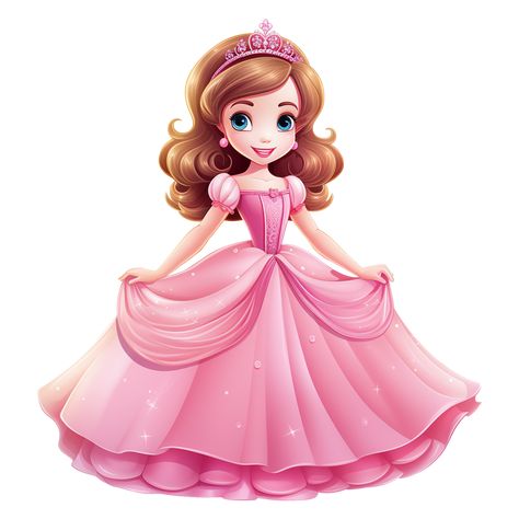 Princess Cake Topper Printable, Sofia The First Birthday Cake, Birthday Cake Clip Art, Baby Shower Cake Designs, Candles Homemade, Princess Clipart, Princess Png, Diy Candles Homemade, Simple Cake Designs