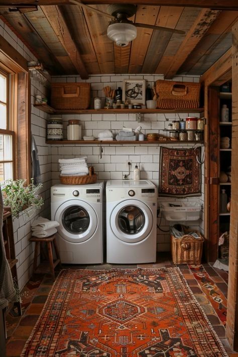 Cozy Laundry Room, Birmingham House, Cottage Laundry Room, Laundry Quotes, Small Laundry Room Ideas, Tiny Laundry, Laundy Room, Caravan Home, Tiny Laundry Rooms