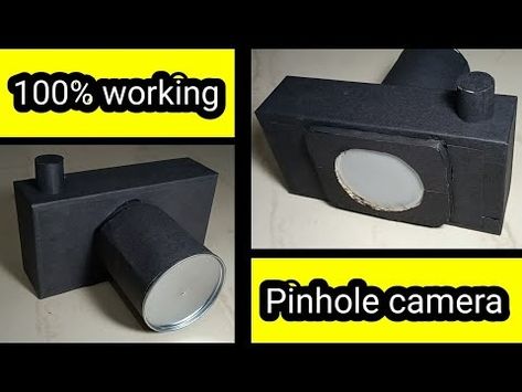 How to make Pinhole Camera easily at home 100% working| Akhil's collection - YouTube Cardboard Camera Diy, Cardboard Camera, Camera Diy, Butter Paper, American Heritage Girls, Box Crafts, Pinhole Camera, Aluminium Foil, Best Out Of Waste