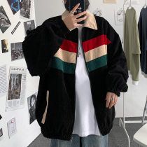 vibeheat.com Casual Winter Coat, Hip Hop Jacket, Retro Jacket, Oversize Women, Casual Outerwear, Jackets Men Fashion, Men's Korean Style, Casual Jackets, Jeans Material