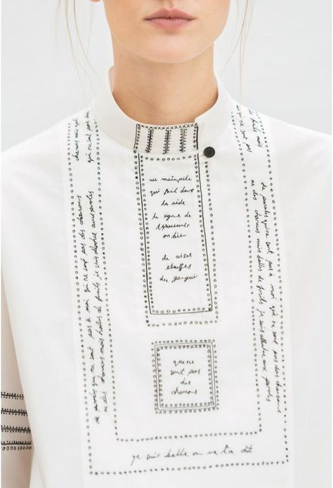 Ethno Style, Grunge Shirt, Couture Details, Embroidered Clothes, Embroidery Blouse, Embroidery Fashion, Mode Inspiration, Art Clothes, Embroidered Shirt