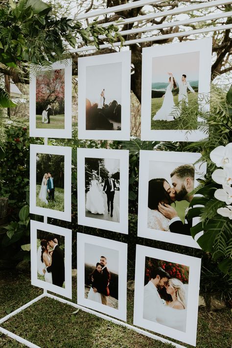 Styling a Photography Stall: Green & Wandering Modern Wedding Reception, Minimalist Wedding Decor, Wedding Reception Backdrop, Wedding Entrance Decor, Booth Wedding, Rustic Modern Wedding, Photo Backdrop Wedding, Wedding Reception Decor, Wedding Expo