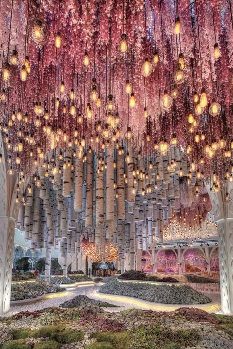 Vine Decoration, Garden Wedding Reception, Garden Wedding Decorations, Desi Wedding, Wedding Stage, Indoor Wedding, Ceiling Decor, Wedding Deco, Trendy Wedding