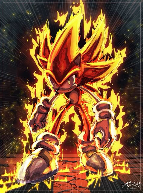 Fire Sonic, Sonic Unleashed, Naruto Sketch Drawing, Classic Sonic, Dragon Ball Painting, I Love Drawing, Creature Artwork, Sonic Franchise, Sonic Adventure