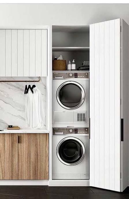 https://encrypted-tbn0.gstatic.com/images?q=tbn:ANd9GcQs0ix4KaolzEe1Nz43jzJsO4jeaRnvhJjeMw&usqp=CAU Small Bathroom Laundry Combo, Bathroom Laundry Room Combo, Laundry Bathroom Combo, European Laundry, Laundry Cupboard, Basement Laundry Room, Basement Laundry, Laundry Room Closet, Laundry Room Renovation