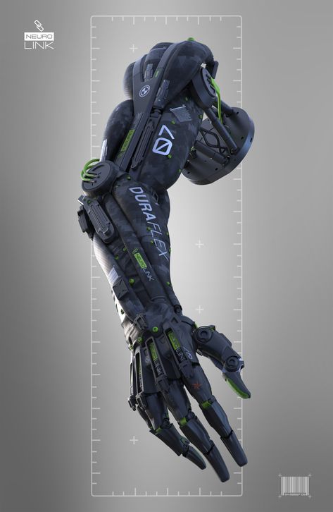 ArtStation - NeuroLink Prosthetic Arm, Igor Sobolevsky Fantasy Prosthetic Arm Concept Art, Futuristic Prosthetic Leg, Mechanical Prosthetic Arm, Prosthetic Arm Futuristic, Robotic Prosthetic Arm, Bionic Arm, Prosthetic Arm, Cybernetic Arm, Robot Hand