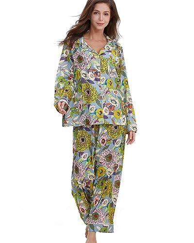 Cute Gifts For Women, Pajama Party Outfit Ideas For Women, Cottage Core Pajamas, Women’s Pajamas, Honeymoon Pajamas, Lounge Set Outfit, Satin Pajamas Set, Floral Pajama Set, Weddings Gifts