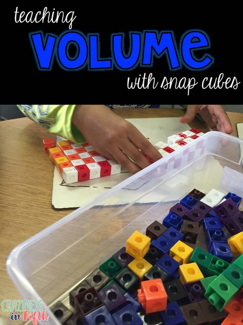 Teaching volume can be a daunting task. The materials I needed were not at my fingertips, so I needed to get creative. I knew I had o... Volume Anchor Chart, Volume Math Activities, Volume Lessons, Teaching Volume, Volume Activities, Number Cubes, Volume Worksheets, Volume Math, Promethean Board