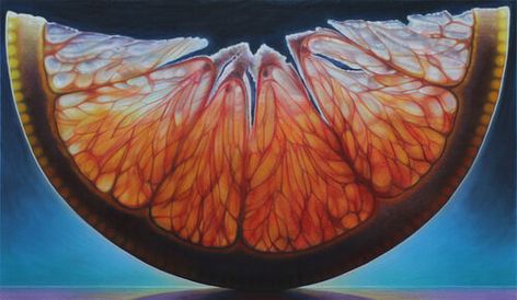 Dennis Wojtkiewicz, Colossal Art, Beautiful Fruits, Modern Crafts, Visual Culture, Fruit Painting, Contemporary Art Gallery, Light Painting, Art Fair