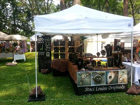 Parrish Relics, Arch Display, Green Textures, Jewelry Display Booth, Art Fair Booth, Vendor Booth Display, Craft Fair Booth Display, Craft Show Booths, Jewelry Booth