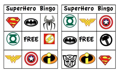 preschool bingo | Visit thejohnsonfam2010.blogspot.com Superhero Printables Free, Superhero Preschool, Superhero Camp, Bingo Free Printable, Superhero Class, Superhero Printables, Super Hero Day, Hero Mask, Superhero Academy