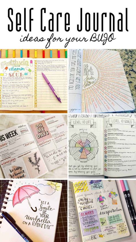 These bullet journal self care journal ideas are just what you need to be more mindful and take care of your mental health and wellbeing #bulletjournal #selfcare #journaling Self Care Journal Ideas, Bullet Journal Mental Health, Ideas Journal, Bullet Journal For Beginners, Self Care Journal, Creating A Bullet Journal, Self Care Bullet Journal, Art Therapy Activities, Bullet Journal Notebook