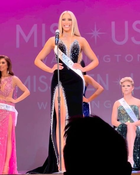 BQG | The Pageant Resource on Instagram: "Miss Washington USA is Samantha Gallia @drsamanthagallia 👑✨ Congratulations Queen! This doctor of Dental Surgery is on the way to #MissUSA Coaching: @giselleboone Gown: @kingoftx #BQG #pageantresource #beautypageant #pageant #pageants #pageantgirl #pageantqueen #missusa #missuniverse #pageantlife #pageanttips" Winning Pageant Gowns Miss Usa, Winning Pageant Gowns, Pageant Tips, Pageant Queen, Pageant Life, Miss Pageant, Pageant Hair, Pageant Girls, Miss Usa