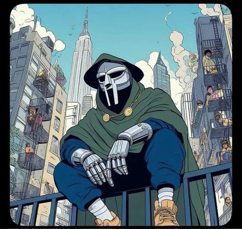 Mf Doom Albums, Mr Doom, Noxus League Of Legends, Pop Culture Magazine, Album Artwork Cover Art, Cocoppa Wallpaper, Mf Doom, Comic Style Art, Hip Hop Art