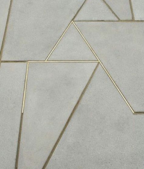 Cement floor with brass or gold inlay, for entry way Interior Boho, Real Estat, Design Hotel, Classic Decor, Floor Patterns, Floor Design, 인테리어 디자인, Architecture Details, Interior Details