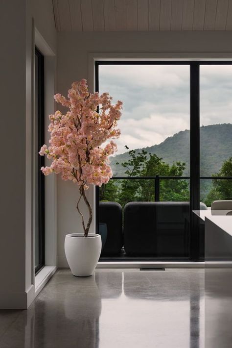 Cherry Blossom Tree Indoor, Cherry Blossom Home Decor, Artificial Trees Indoor Decor, Artificial Plants Indoor Decor, Herbs To Grow At Home, Artificial Indoor Trees, Cherry Blossom Decor, Artificial Cherry Blossom Tree, Best Herbs To Grow