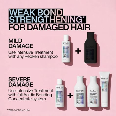 Acidic Bonding Concentrate Shampoo for Damaged Hair Redken Acidic Bonding Concentrate, Redken Acidic Bonding, Acidic Bonding Concentrate, Redken Shampoo, Stop Hair Breakage, Shampoo For Damaged Hair, Redken Hair Products, Sulfate Free Shampoo, Alpha Hydroxy Acid