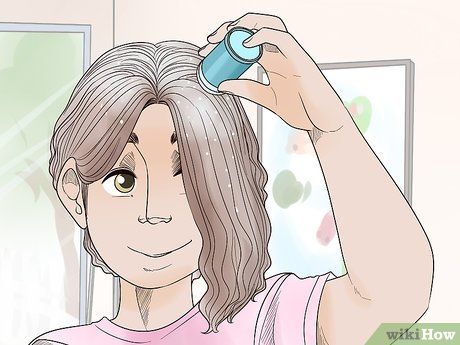 4 Ways to Make Your Hair Look Gray for a Costume - wikiHow Dress Like 100 Years Old Teacher, Dress Up Like 100 Years Old, 100th Day Of School Dress Up Teacher, 100 Year Old Costume For Teachers, Teacher 100th Day Costume, Dress Like A Grandma Day At School, 100th Day Of School Teacher Costume, 100 Years Old Costume For Kids 100th Day, 100 Days Of School Dress Up Teachers