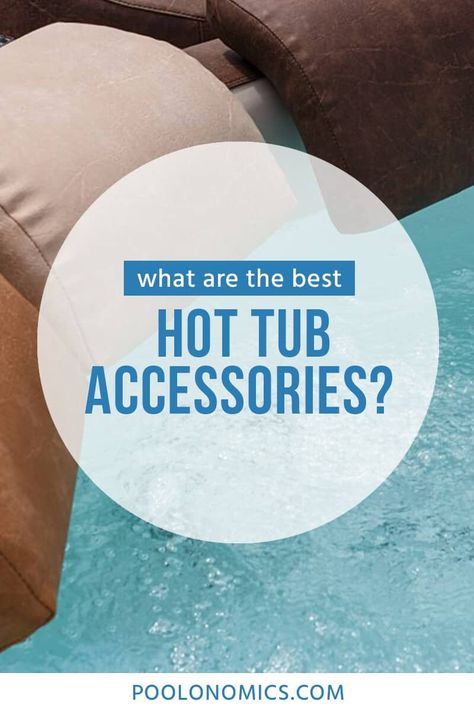 it’s important to invest in products that make your cleaning sessions just a little easier. Hot Tub Accessories Fun, Hot Tub Tips And Tricks, Hot Tub Oasis Ideas, Hot Tub Lighting Ideas, Hot Tub Accessories Ideas, Hot Tub Decorating, Hot Tub Lights, Lazy Spa, Hot Tub Bar