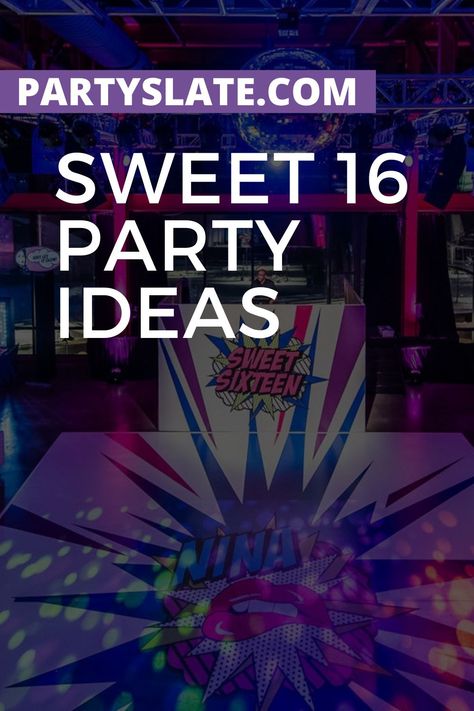 Wow-Worthy Sweet 16 Party Themes to Make Your Celebration Go From Ordinary to Extraordinary. Find out the best ways to celebrate this epic milestone (& real event examples) on PartySlate. Sweet 16 Night Club Theme, Sweet 16 Lake Party Ideas, Sweet 16 Themes Unique, 16 Party Themes, Sweet 16 For Boys, Sweet Sixteen Party Themes, Sweet 16 Party Themes, Candy Themed Party, Unique Party Ideas