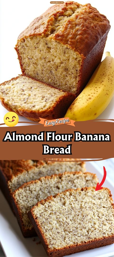 Mama Knows Gluten Free Banana Bread, Almond Flour Drop Biscuits, Gluten Free Bread Recipe Almond Flour, Keto Gluten Free Banana Bread, Baking With Gluten Free Flour, Banana Nut Bread Almond Flour, Banana Bread Recipe Gluten Free Almond Flour, Almond Flour Bread Easy, Simple Almond Flour Bread