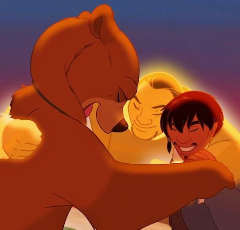 Sitka, Denahi, and Kenai. Three brothers. I love this story. So. So. So much. Disney Amor, Animation Movies, Brother Bear, Childhood Movies, Disney Animals, Disney Addict, Old Disney, Disney Aesthetic, Disney Lover