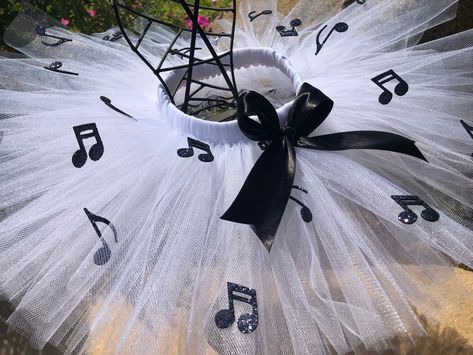 Music Costume Ideas, Inexpensive Halloween Costumes, Music Costume, Music Dress, Measure Waist, Girls Skirts, Wacky Hair, Easter Hair Bow, Dog Halloween Costumes