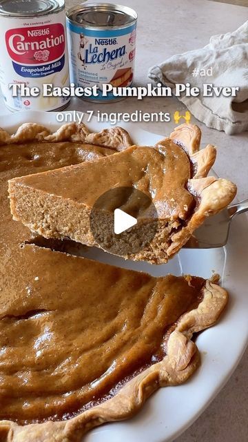 Mexican Pumpkin, Epic Desserts, Can Pumpkin Puree, Can Pumpkin, Fall Recipes Pumpkin, Pumpkin Treats, Frozen Pie Crust, No Bake Pumpkin Pie, Easy Pumpkin Pie