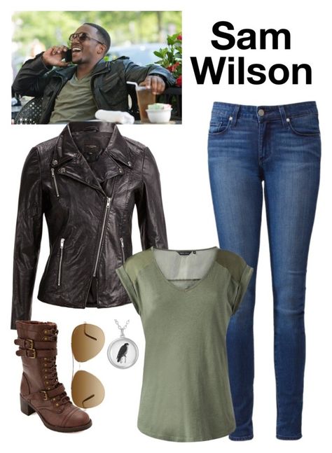 Sam Wilson Captain America, Marvel Outfits, Marvel Inspired Outfits, Marvel Fashion, Princess Inspired Outfits, Captain America The Winter Soldier, Super Hero Shirts, Avengers Outfits, Marvel Costumes