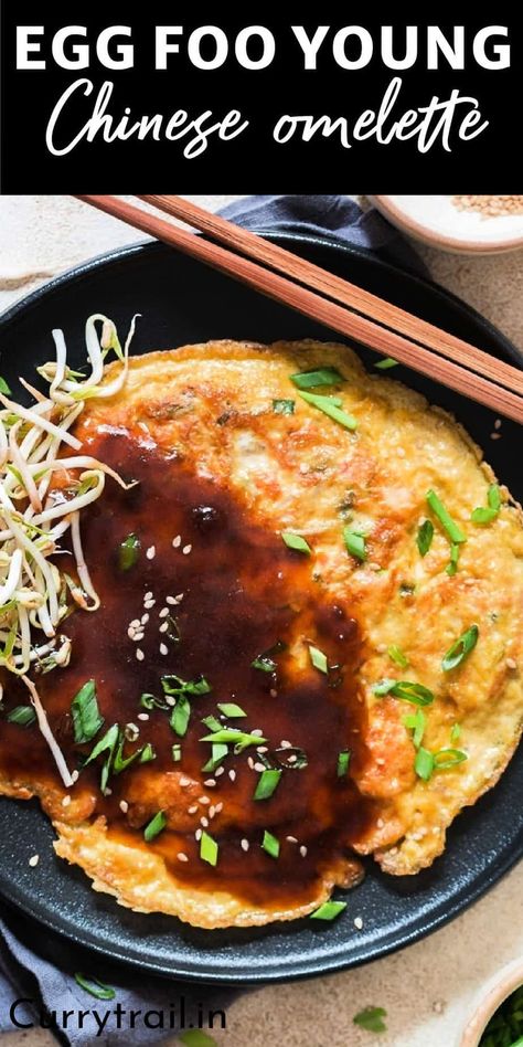 Vegetable Egg Foo Young Recipe, Vegetable Egg Foo Young, Egg Foo Young Gravy, Chinese Omelette, Cooking Raw Shrimp, Egg Omelette Recipe, Egg Recipes For Dinner, Vegetable Gravy, Shrimp And Eggs