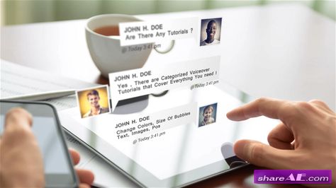 Videohive Chat Messages Pack - After Effects Project Pop Up Message, Text Message Bubble, Message Conversation, Glitch Logo, Chat Messages, After Effects Intro Templates, After Effects Intro, Intro Template, Logo Intro