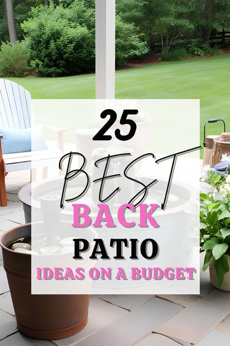 easy back patio ideas on a budget Back Patio Ideas, Patio Ideas On A Budget, Simple Diy Projects, Budget Patio, Simple Budget, Affordable Furniture, Back Patio, Simple Diy, Patio Ideas