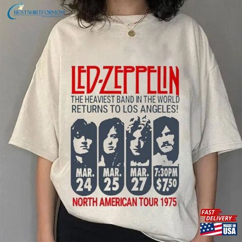 Led Zeppelin North America Tour Band T-Shirt Vintage Rock Shirt Hoodie Classic Check more at https://bestshirtformom.com/product/led-zeppelin-north-america-tour-band-t-shirt-vintage-rock-shirt-hoodie-classic/ Led Zeppelin Aesthetic, Zeppelin Aesthetic, Vintage Rock Shirt, Aesthetic Tshirt, Vintage Rock, Rock Shirts, Led Zeppelin, Zeppelin, North American