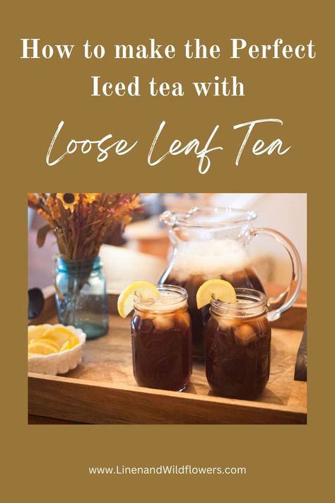 If you're looking for a delightful and revitalizing summer beverage, then you've come to the right place. In this post, I will walk you through the step-by-step process of creating the best iced tea with loose-leaf tea, allowing you to savor every sip of this chilled and refreshing drink. Gallon Mason Jars, Homemade Iced Tea, Making Iced Tea, Sun Tea, Used Tea Bags, Steeped Tea, Fresh Mint Leaves, Easy Cooking Recipes, Loose Tea