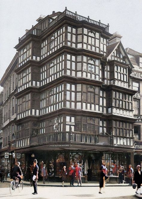 Tudor Architecture, Temple Ruins, Sheffield Uk, Bristol England, Dutch House, Architecture History, Old Dutch, Interesting Buildings, Lower Manhattan