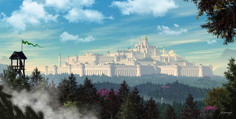 High Garden, House Tyrell, Asoiaf Art, 3d Concept, Gra O Tron, Game Of Thrones Art, Fantasy City, Fantasy Castle, Fantasy Setting