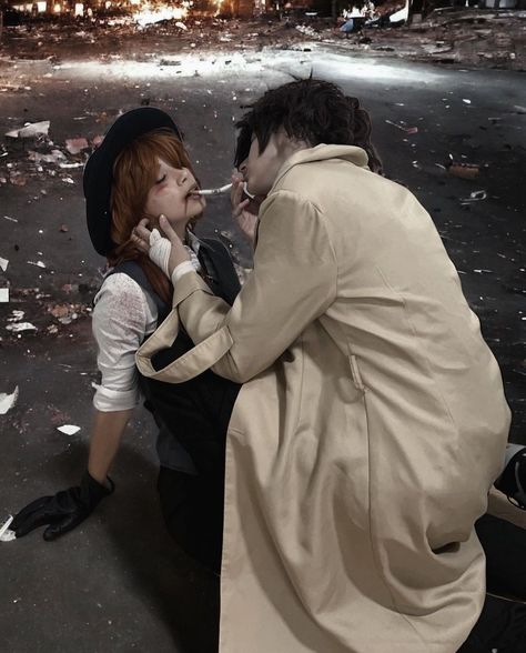 Hand Resting On Table Reference, Skk Cosplay, Soukoku Cosplay, Chuuya Cosplay, Bsd Cosplay, Jimin Funny Face, Empty Book, Cosplay Couple, Good Omens Book