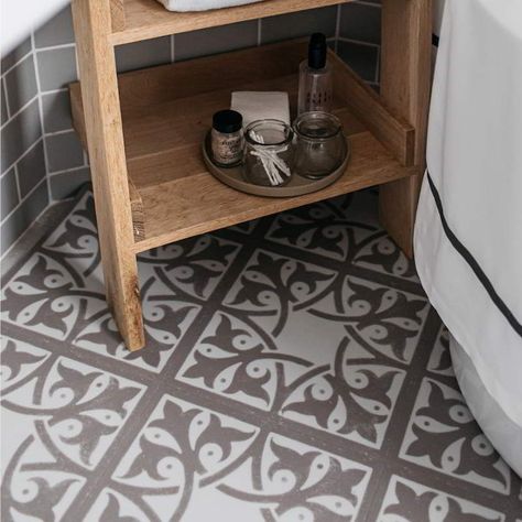 Harvey Maria Flooring, Tile Effect Vinyl Flooring, Vinyl Flooring Uk, Bathroom Tile Diy, Vinyl Flooring Bathroom, Hall And Living Room, Bathroom Vinyl, Hall Flooring, Vinyl Floor Tiles