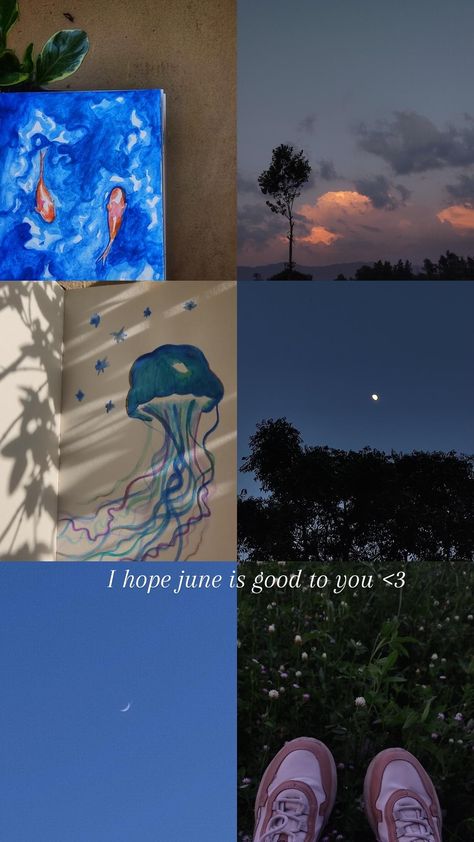 June, good vibes, summer vibes, fresh start Fresh Start Aesthetic, June Vibes, Pretty Profile, June Aesthetic, June Dump, Food Art Painting, Story Layout, Photo Layout, Instagram Collage