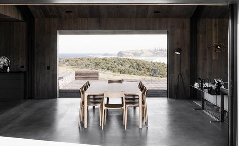 Headland House opens in Gerringong | Wallpaper* Shou Sugi Ban Kitchen, Shou Sugi Ban Interior, Michigan Lake House, Clad Home, Dwell Magazine, Prefab Cabins, Sugi Ban, Shou Sugi Ban, Residential Architect