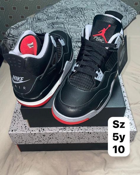 Jordan 4 retro Bred Reimagined‼️ Jordan 4 Retro Bred, Jordan 4 Retro, April 16, Jordan, Sneakers, On Instagram, Quick Saves, Instagram