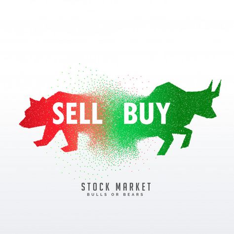 Buy and sell concept design showing bull and bear Free Vector |  #Freepik #freevector #business #design #money #graph Trading Design, Future Billionaire, Trade Logo, Bull And Bear, Where To Invest, Bear Vector, Bull Tattoos, Intraday Trading, Investing Strategy